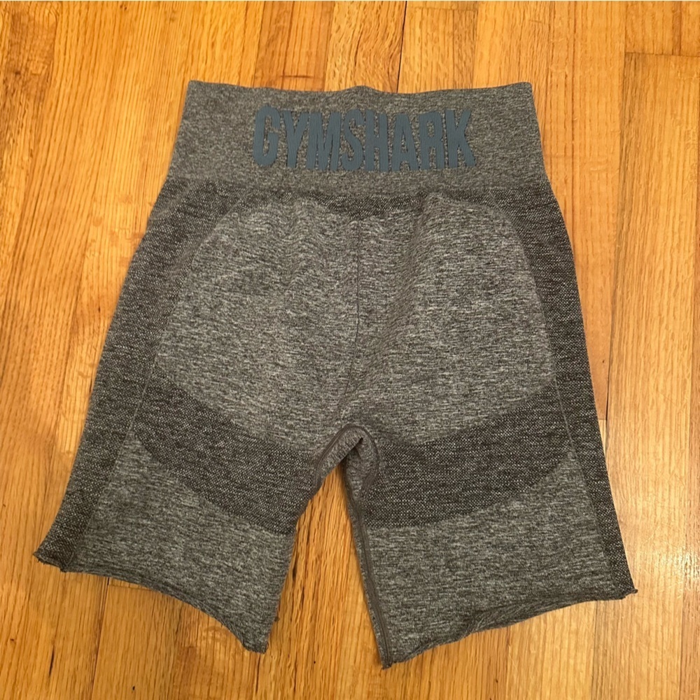 Gymshark Size unsure Gray Charcoal Marl Flex Cycling Shorts Workout (n3